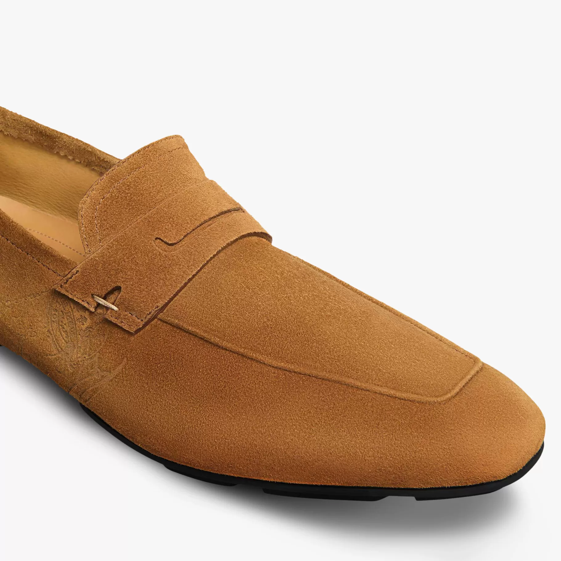 Mocassin Lorenzo Drive En Cuir De Veau Camoscio Scritto | Berluti Hot