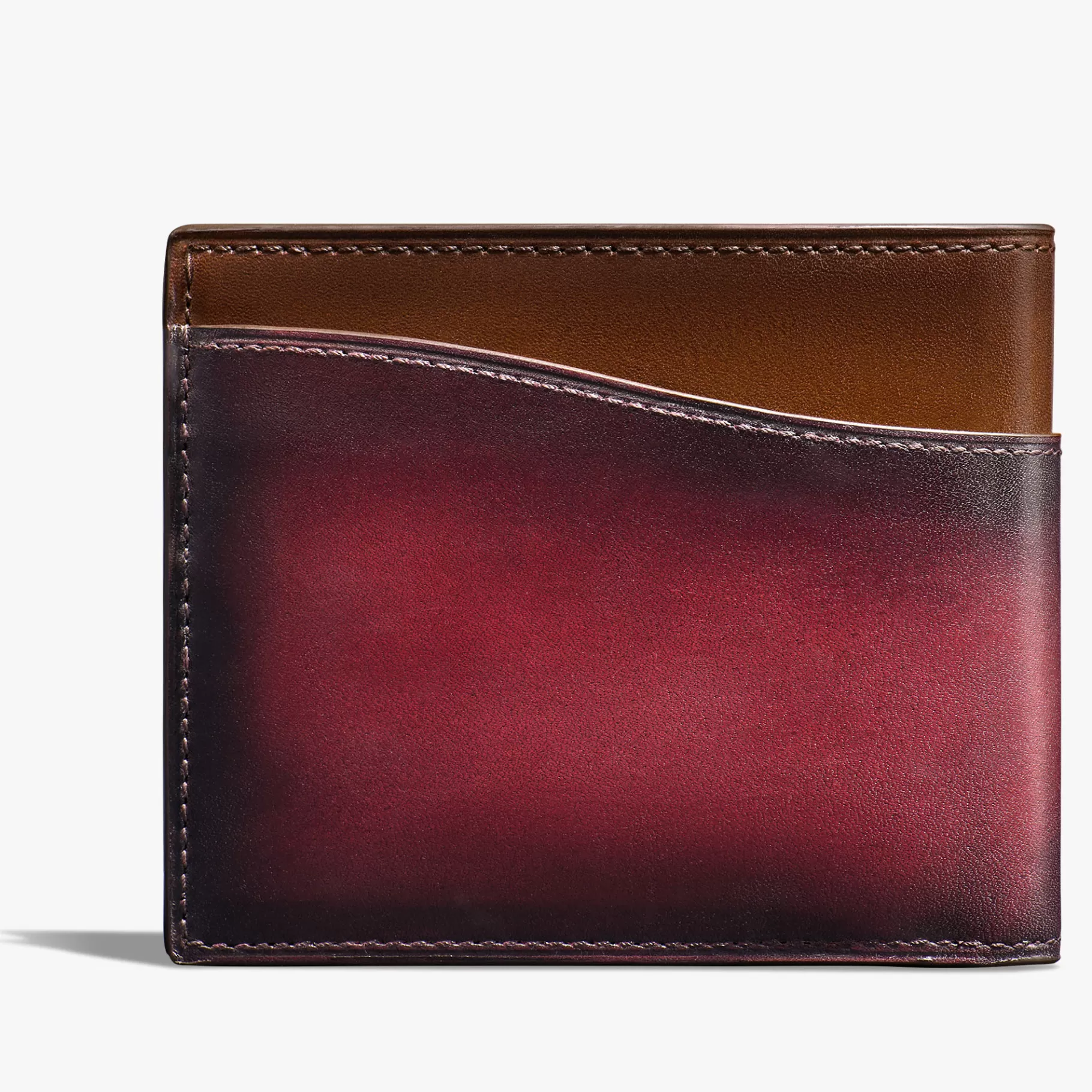 Portefeuille Compact Makore Slim En Cuir Scritto Dégradé | Berluti Cheap