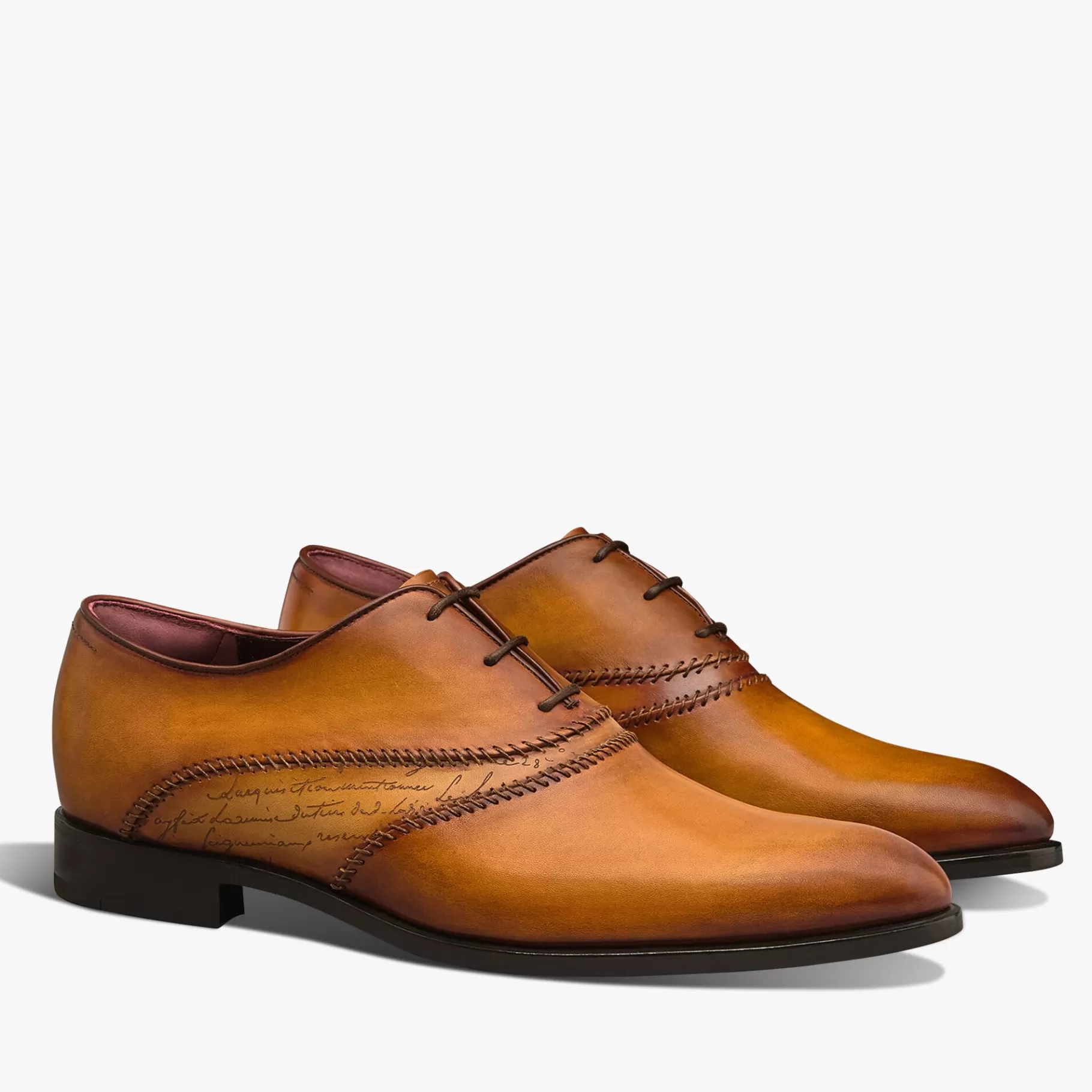 Richelieu Rapiécé-Reprisé en cuir Scritto | Berluti Fashion